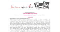 Desktop Screenshot of madonna-electronica.com