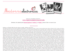 Tablet Screenshot of madonna-electronica.com